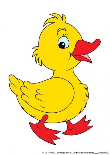 Утенок рисунок для детей