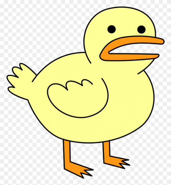 Утка мультяшная