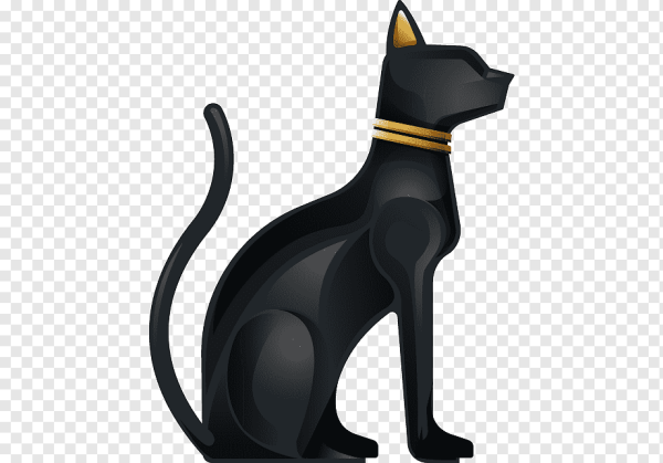 Силуэт египетской кошки