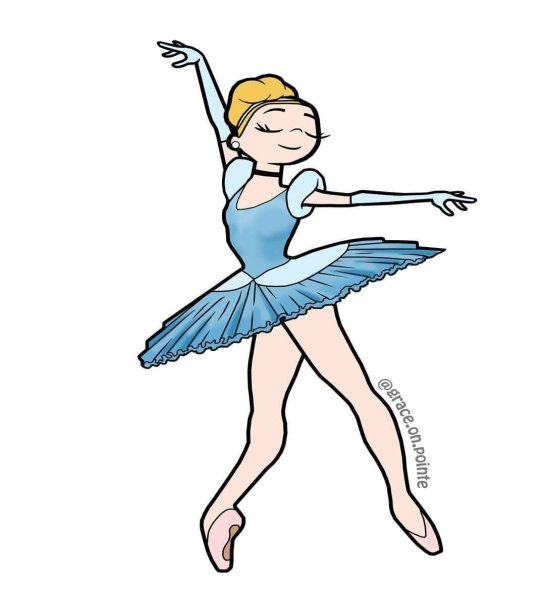 Рисунок к балету Золушка Прокофьева