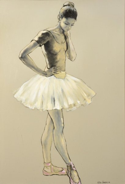 Балерина рисунок