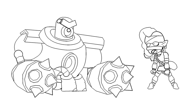 Раскраска Браво старс Мэг