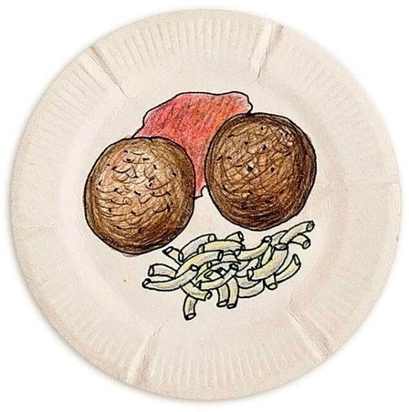 Котлета рисунок