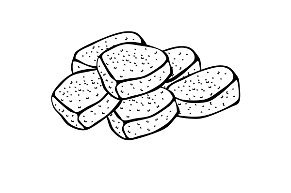 Котлета раскраска