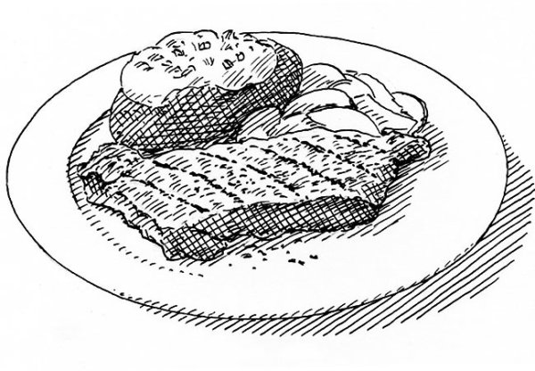 Котлета раскраска