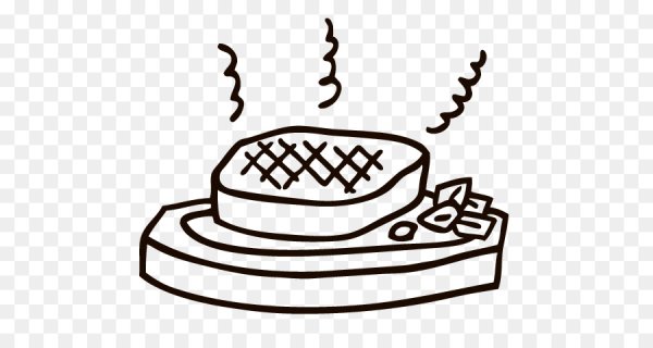 Котлета раскраска