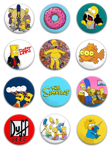 Значок круглый