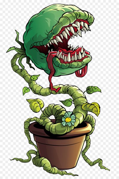 Венерина мухоловка нарисовать