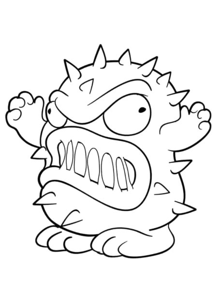 Раскраска монстрики