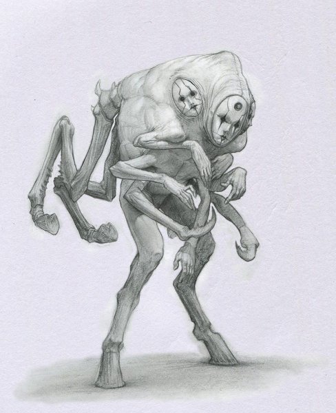 Странные существа карандашом