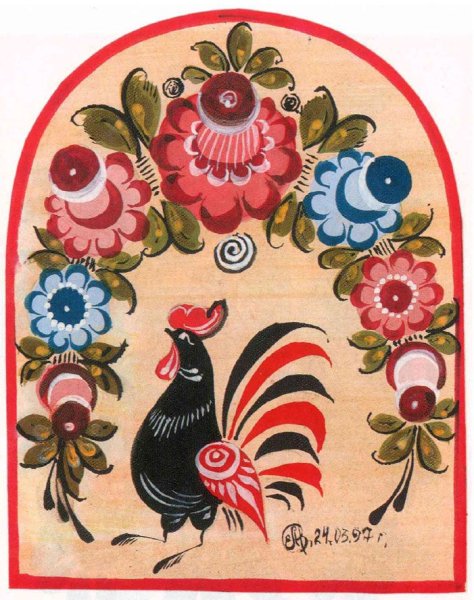 Городецкая роспись Дорожин