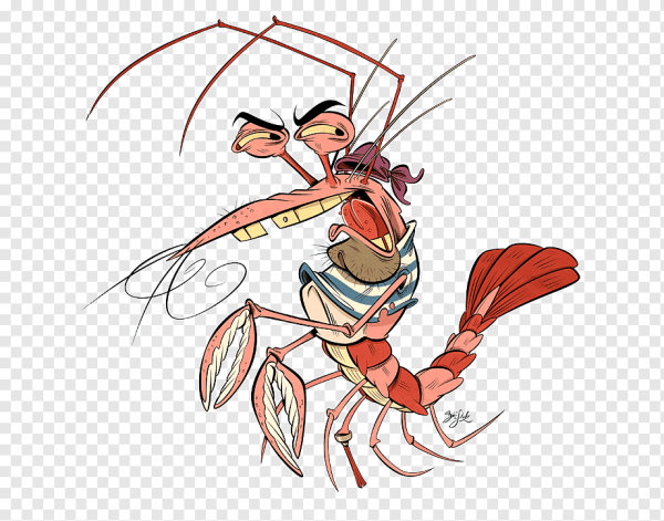 Креветки мультяшные