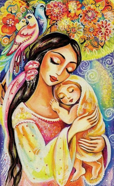 Рисунок ко Дню матери