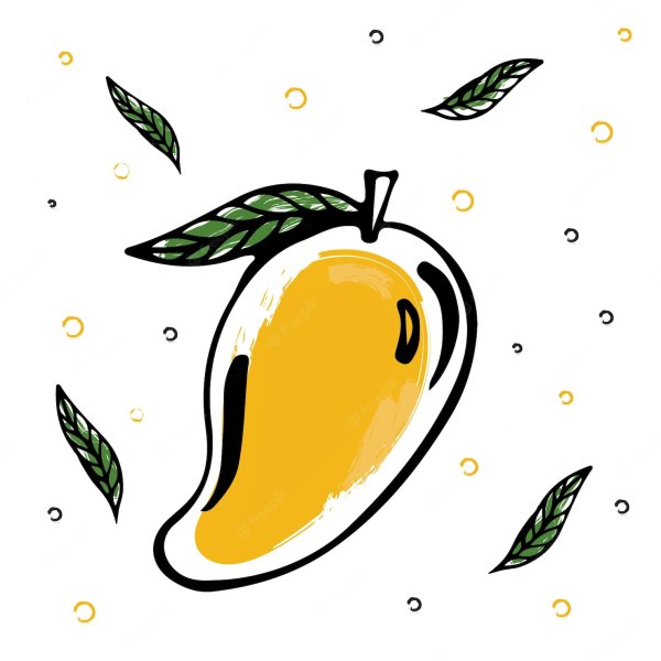 Манго рисунок