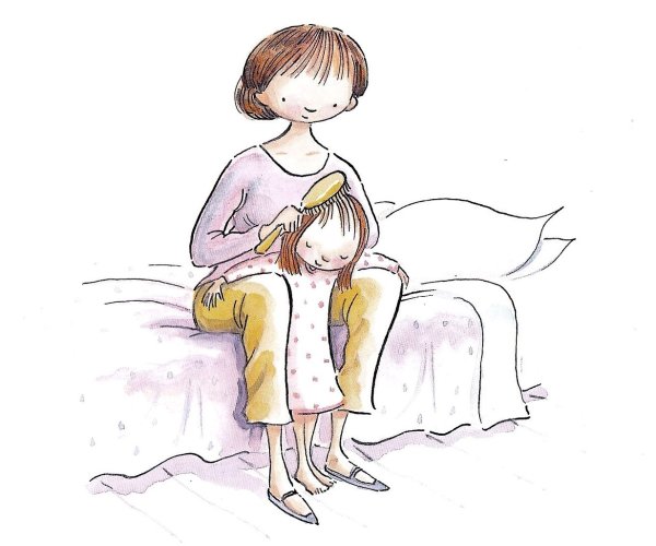 Мама иллюстрации трогательные