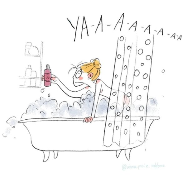 Мама в декрете рисунки смешные