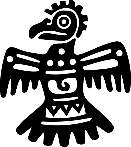 Птица Ацтекский Майя символ