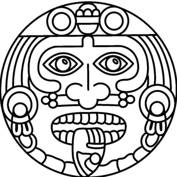 Древние символы Майя Ацтеки