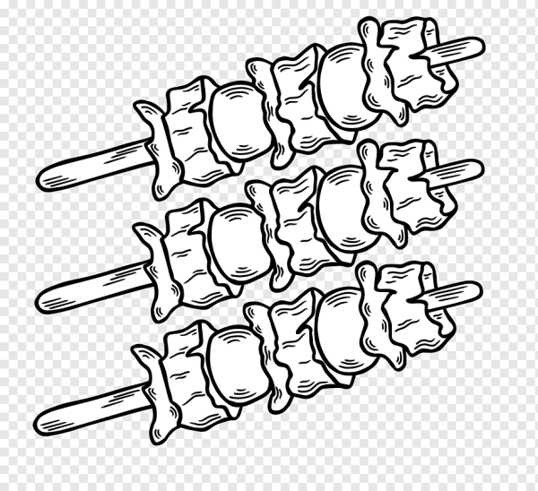 Векторный шашлык