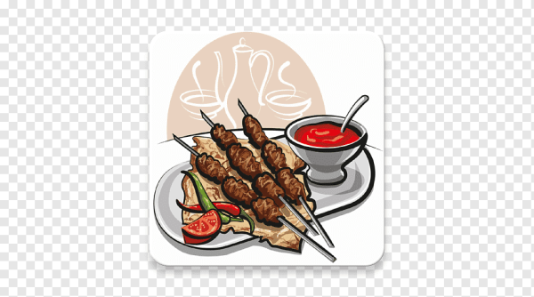 Шашлык нарисованный