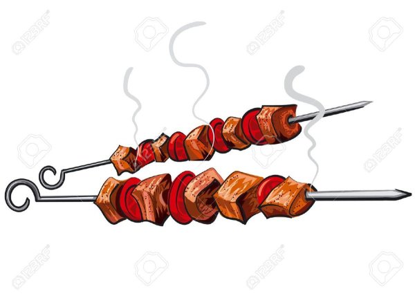 Повар с шашлыком