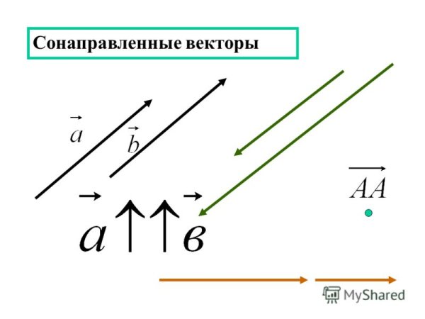 Сонапрааленные вектора