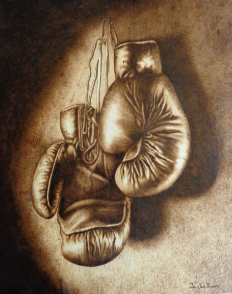 Боксерская перчатка арт