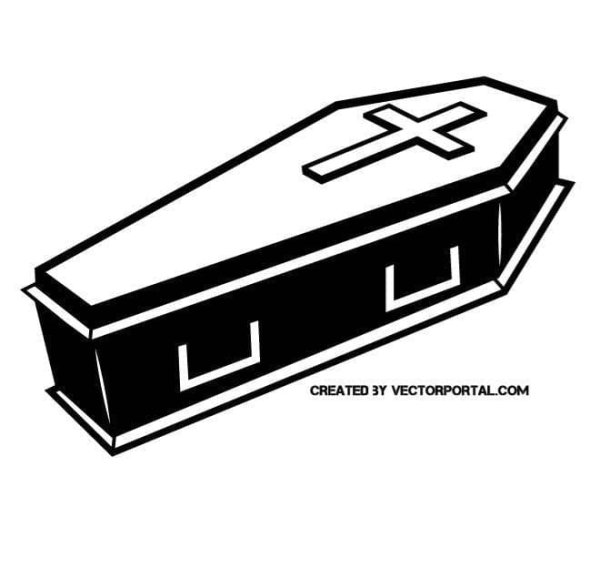 Гроб вектор