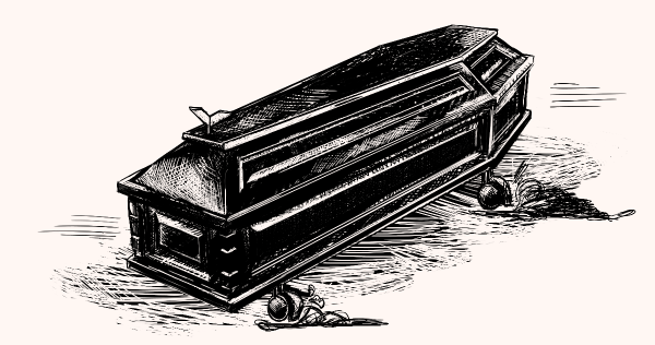 Гробик на колесиках