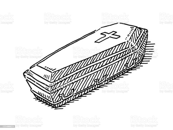 Нарисованный гробик