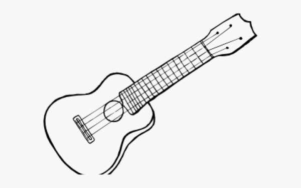 Укулеле нарисовать