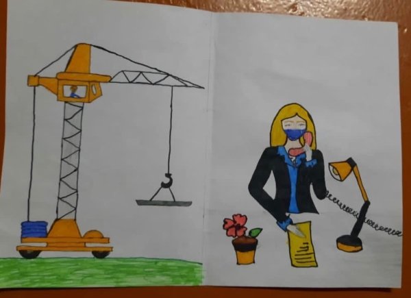 Рисунок на тему профессия родителей