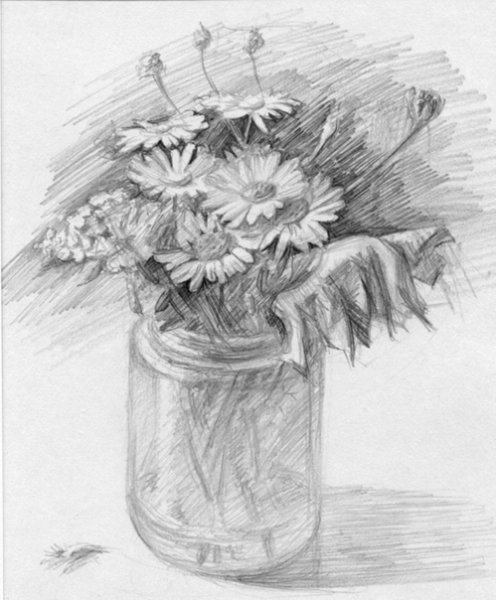 Осенняя композиция акварелью