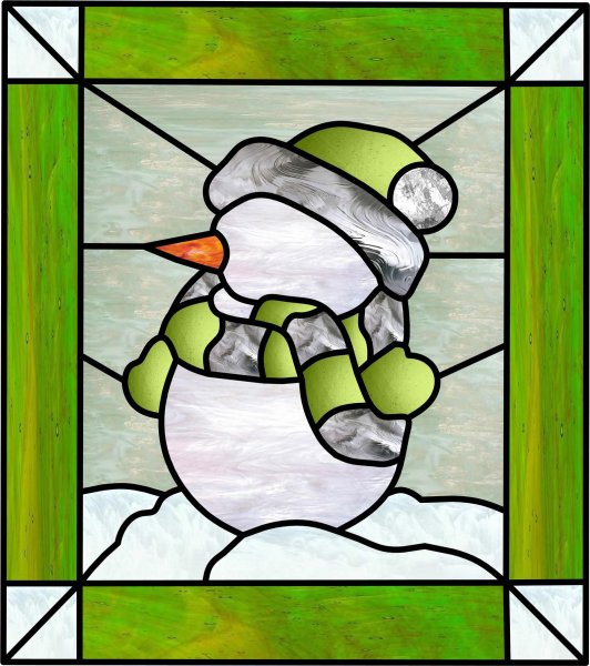 Витраж к Рождеству Христову для детей