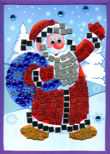 Витраж Рождество Христово