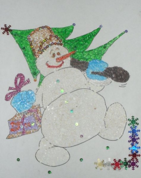 Пэчворк на рождественскую тему