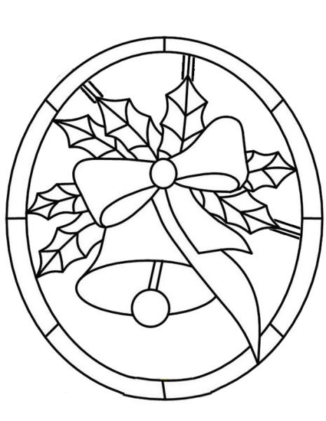 Витраж Рождество Христово