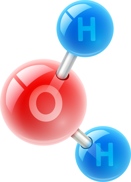 Модель молекулы воды