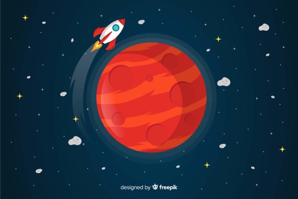 Марс Планета иллюстрация