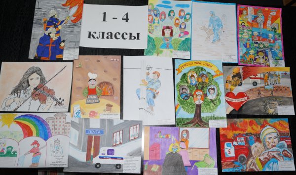 Рисунок на тему мой город в радуге профессий