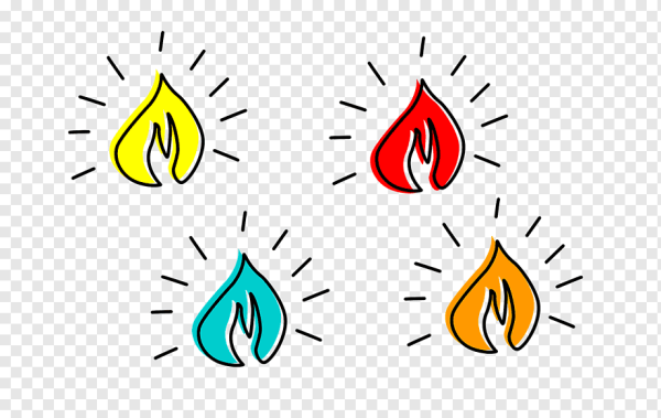 Пламя свечи вектор