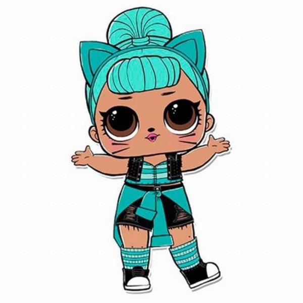 Куклы ЛОЛ для срисовки