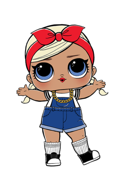Куклы ЛОЛ для срисовки