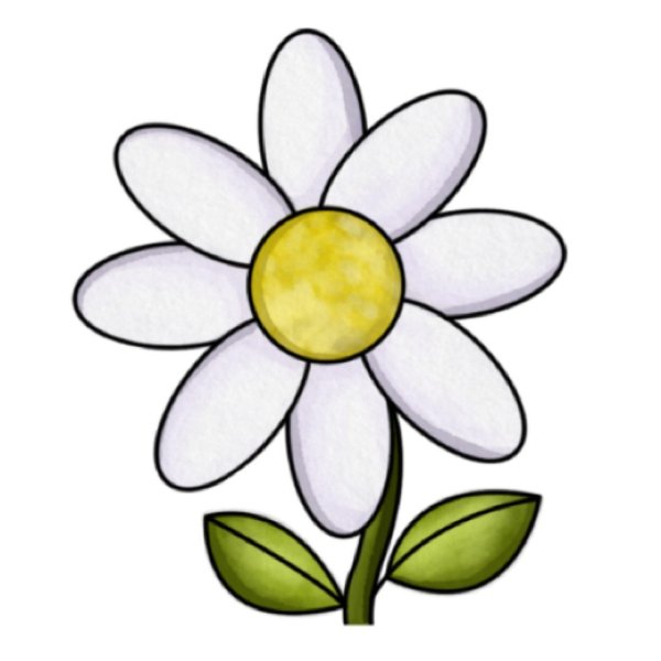 Ромашка рисунок