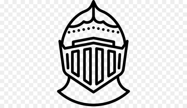 Значок шлема рыцаря