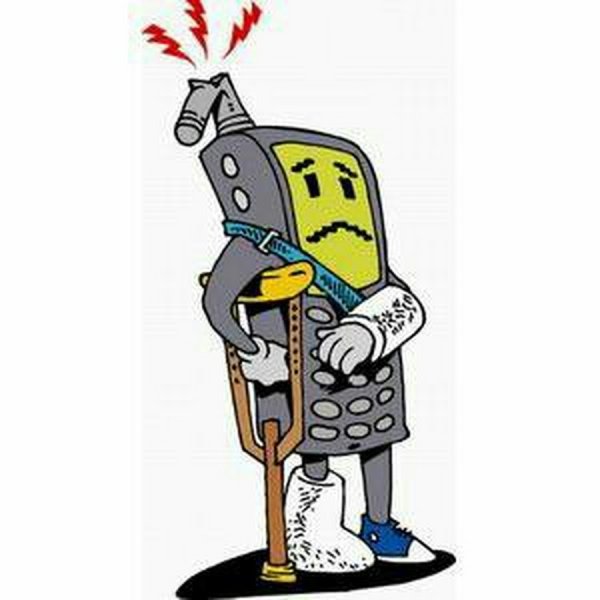 Ремонт телефонов карикатура