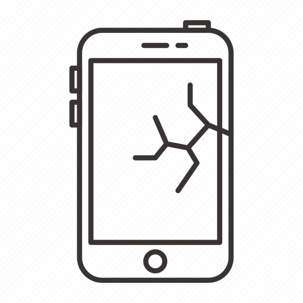 Смартфон схематичное изображение