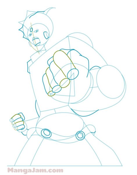 Стар платинум рисунок