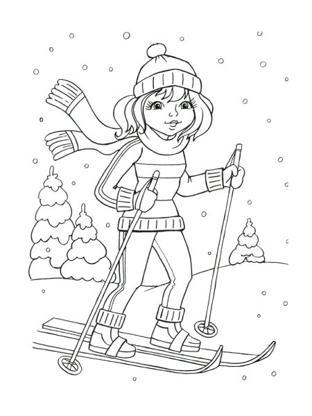 Порт раскраска для детей