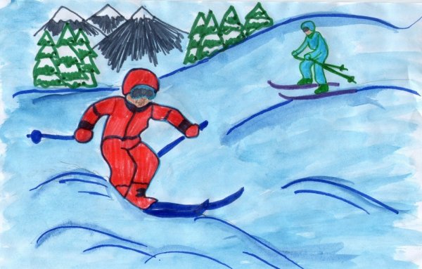 Зимний спорт для детей